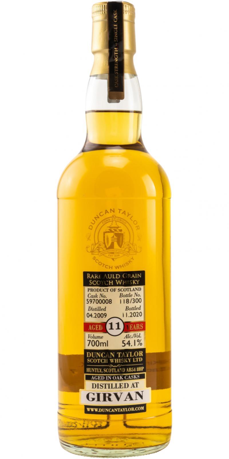 Girvan 2009 DT  Dimensions