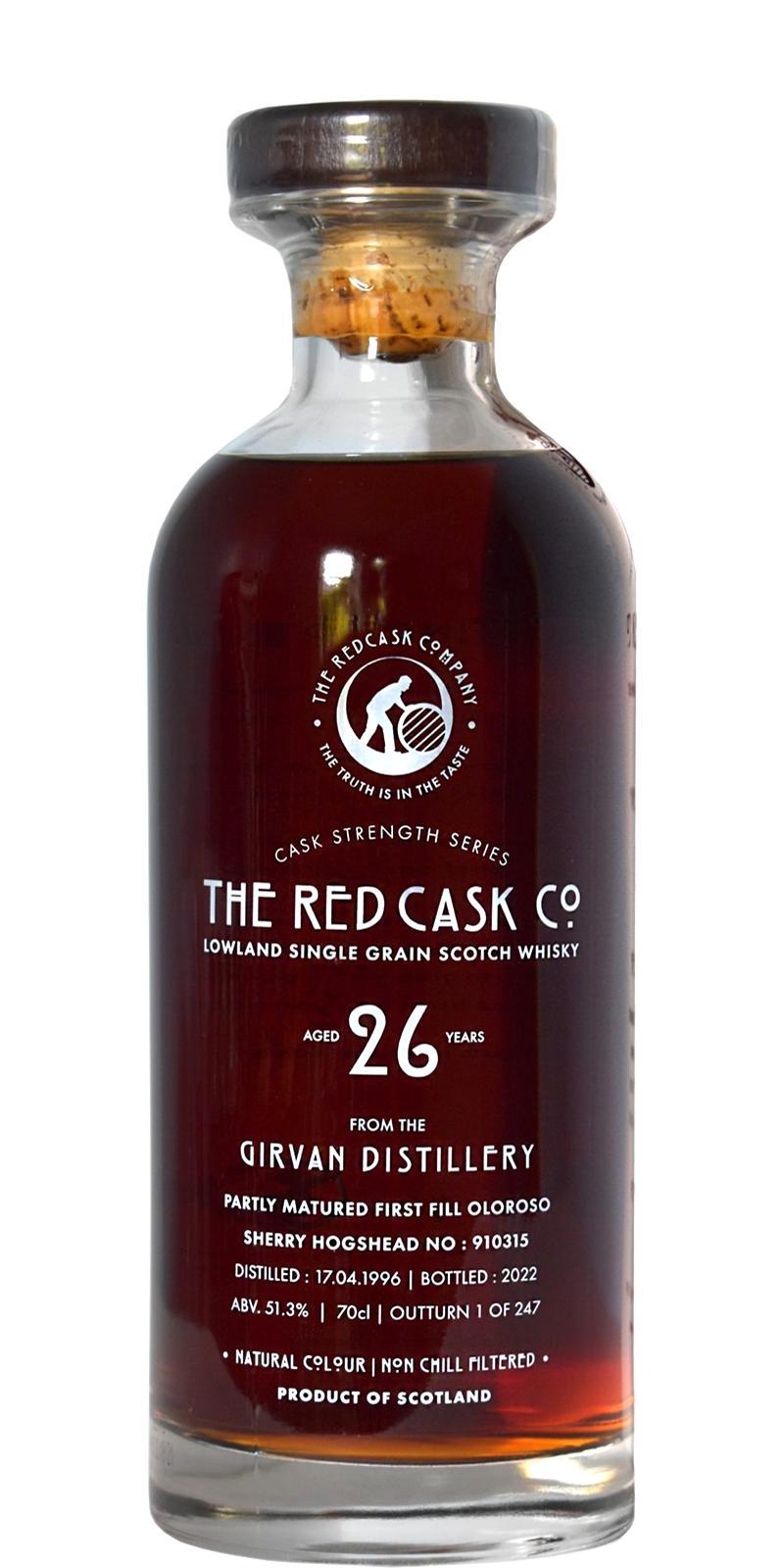 Girvan 1996 GWhL  The Red Cask Co.