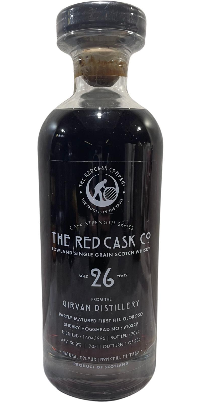 Girvan 1996 GWhL  The Red Cask Co.