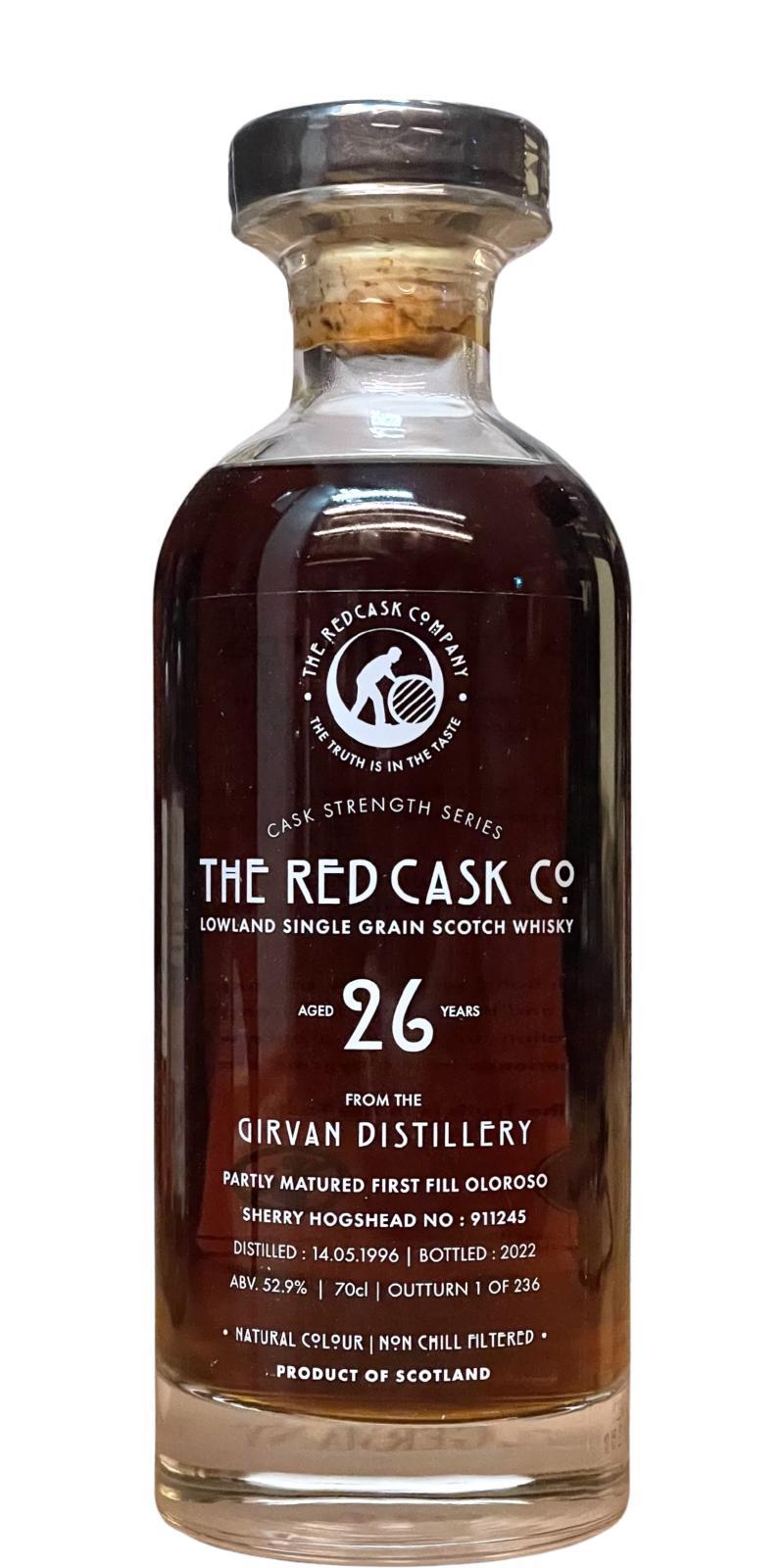 Girvan 1996 GWhL  The Red Cask Co.
