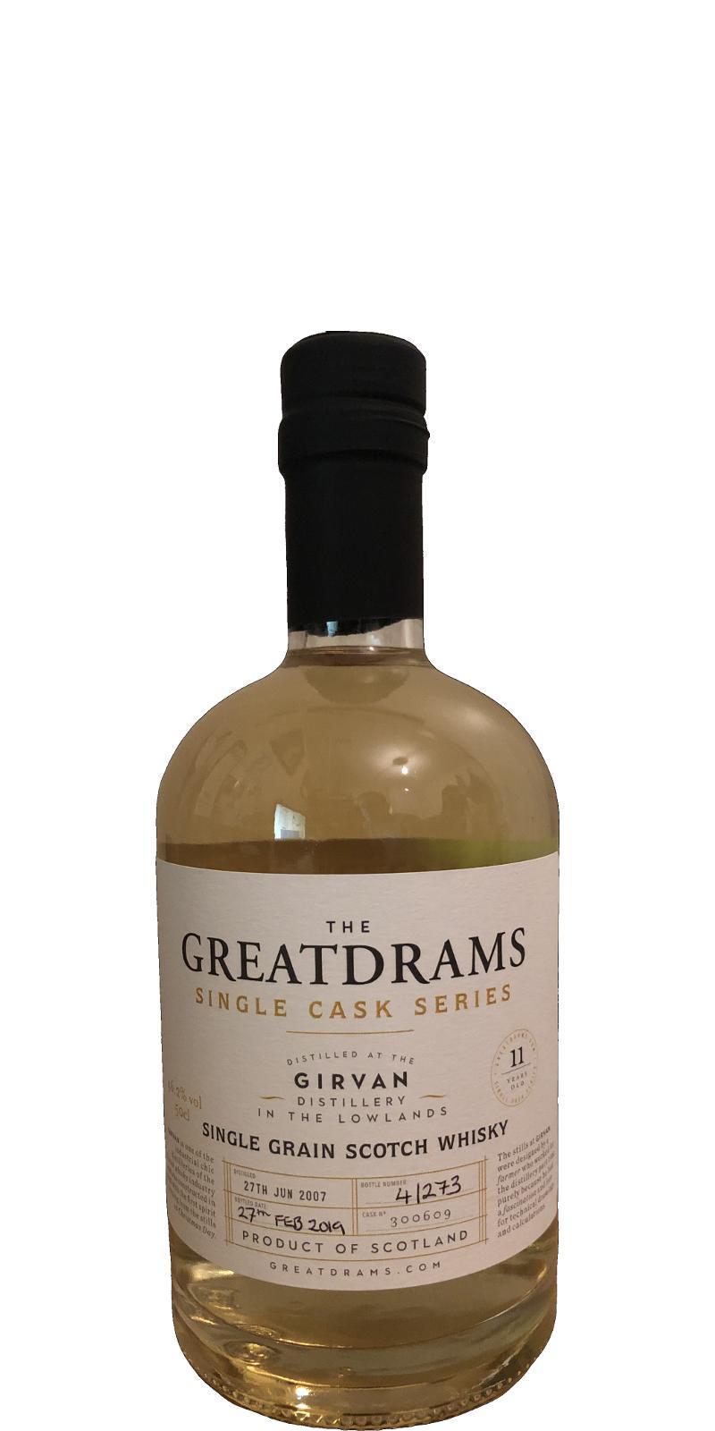 Girvan 2007 GtDr  Single Cask Series