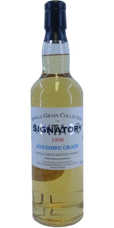 Ayrshire 1998 SV  Single Grain Collection