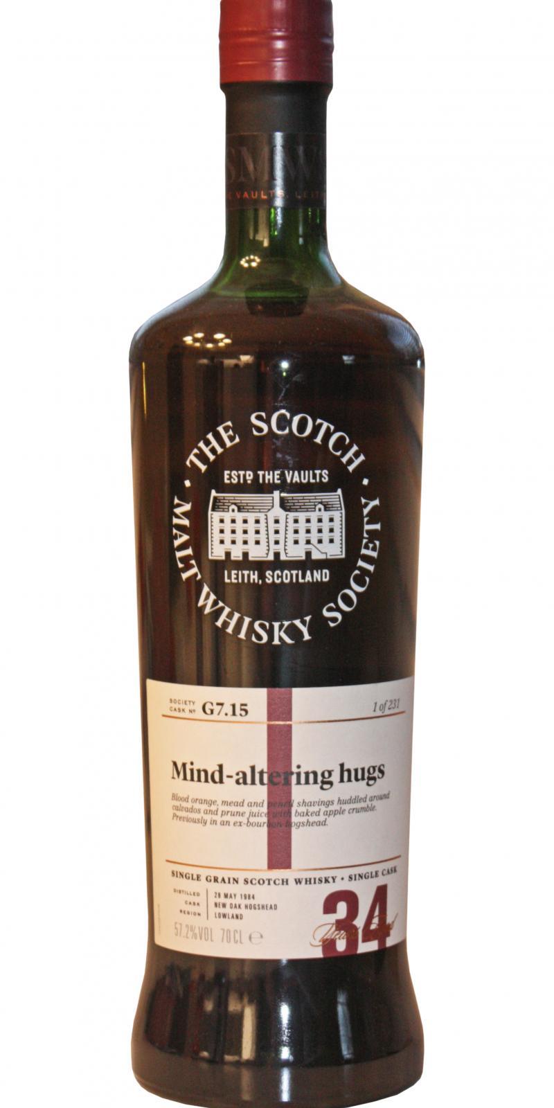 Girvan 1984 SMWS G7.15  Mind-altering hugs