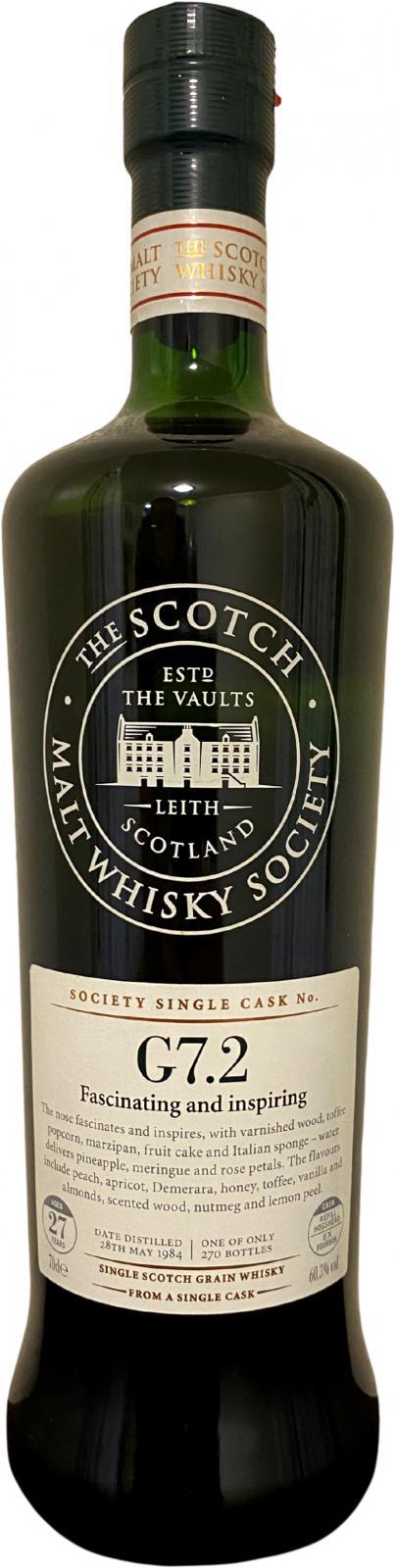 Girvan 1984 SMWS G7.2  Fascinating and inspiring