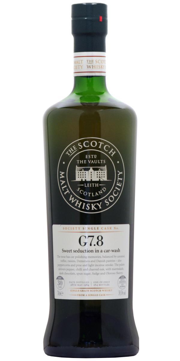 Girvan 1984 SMWS G7.8  Sweet seduction in a car-wash