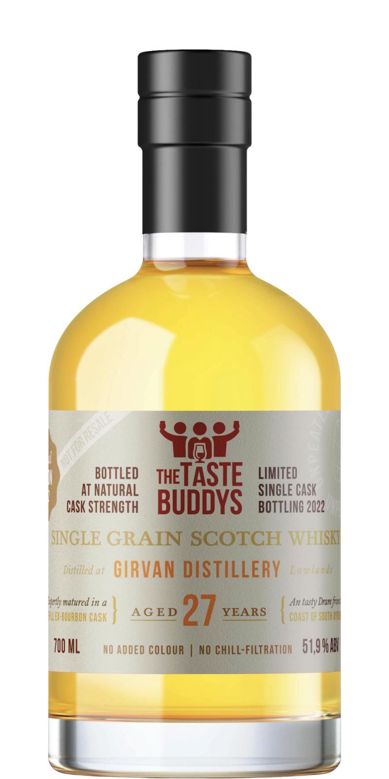 Girvan 1995 TTBs  Limited Single Cask Bottling 2022