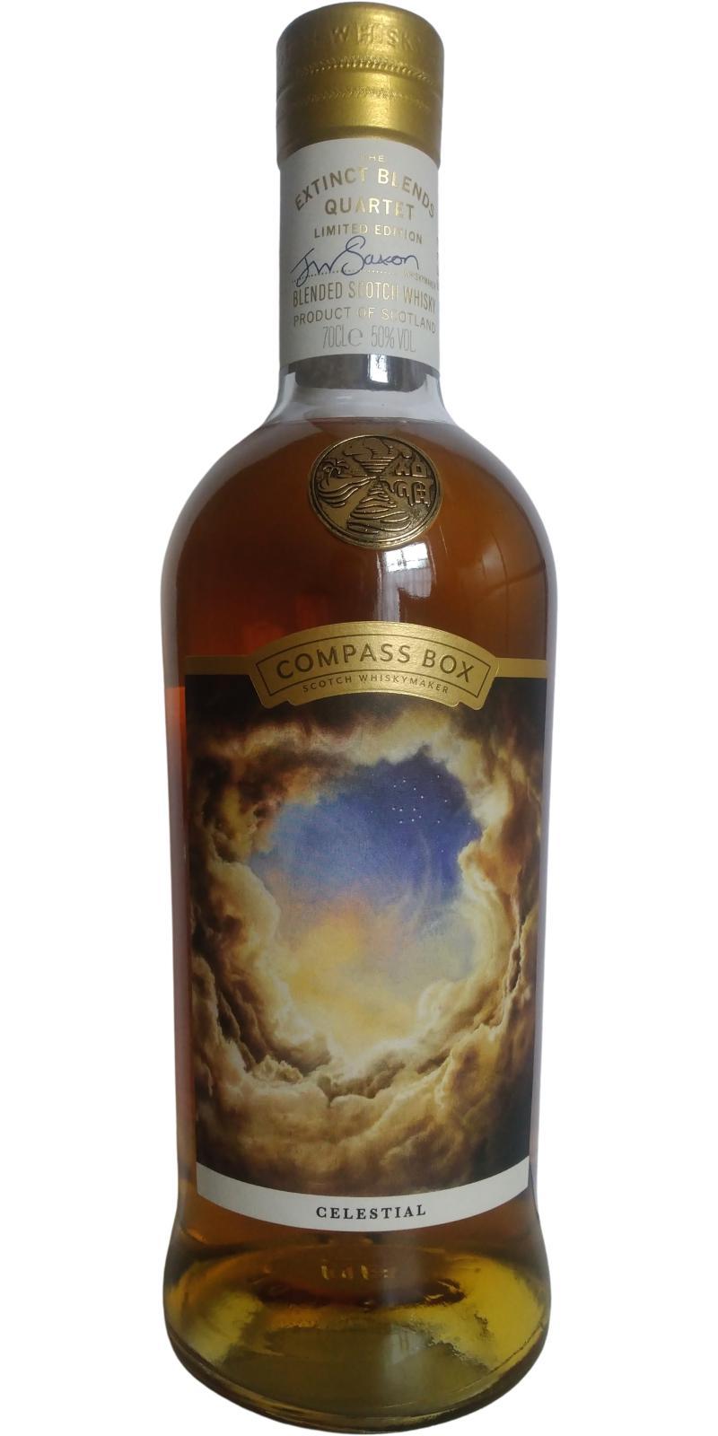 Blended Scotch Whisky Celestial CB The Extinct Blends Quartet