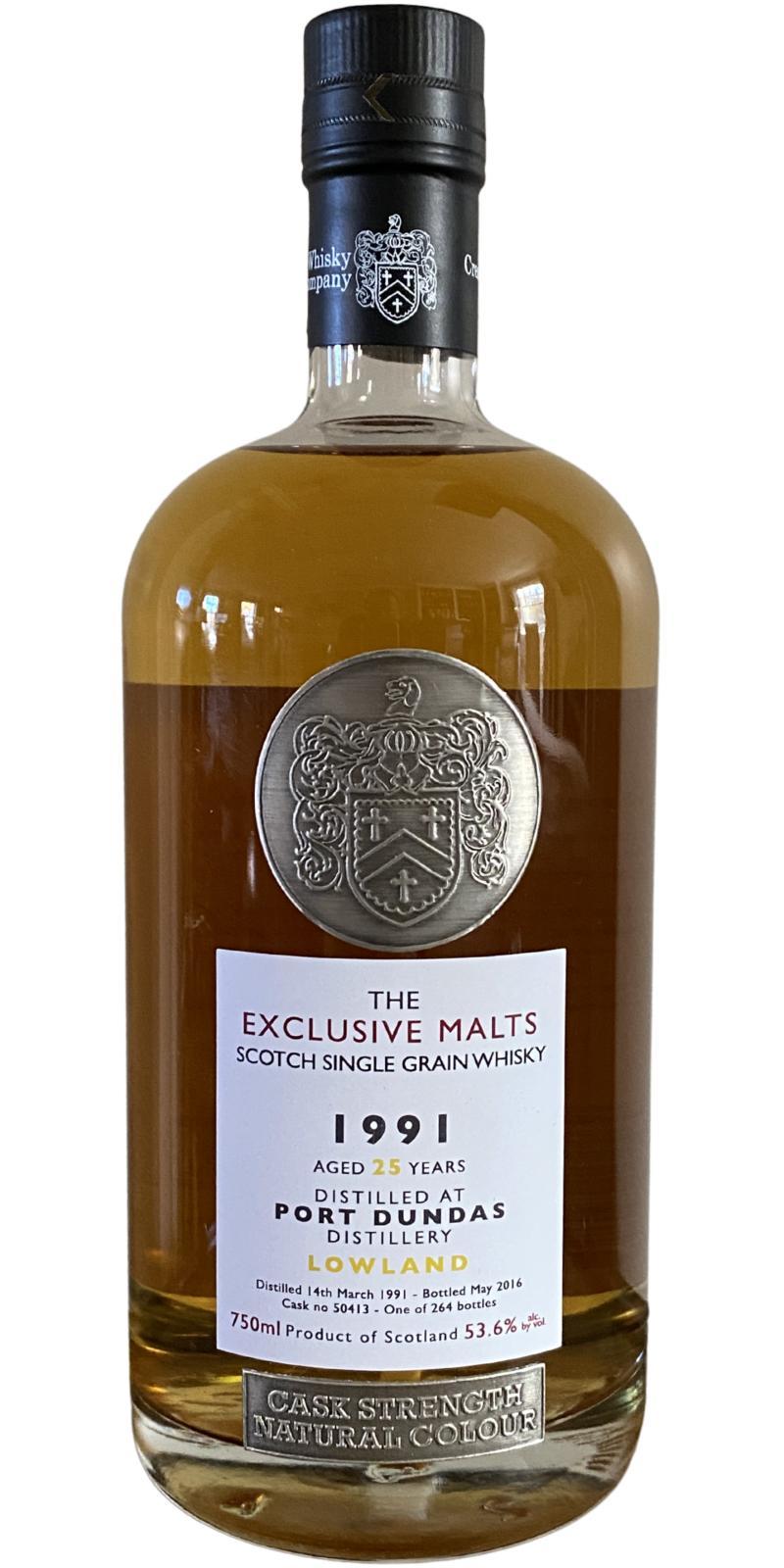 Port Dundas 1991 CWC The Exclusive Malts