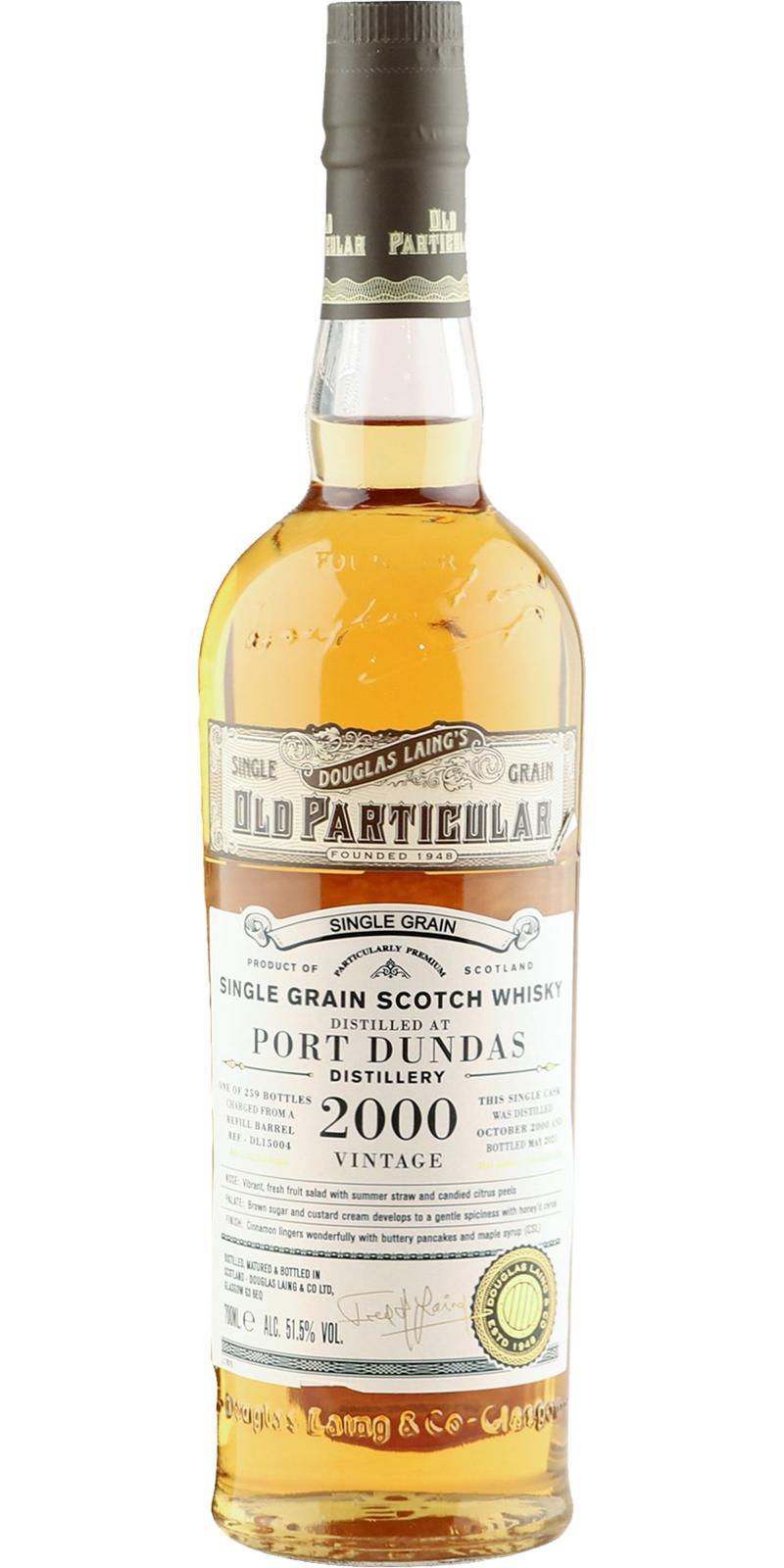 Port Dundas 2000 DL Old Particular