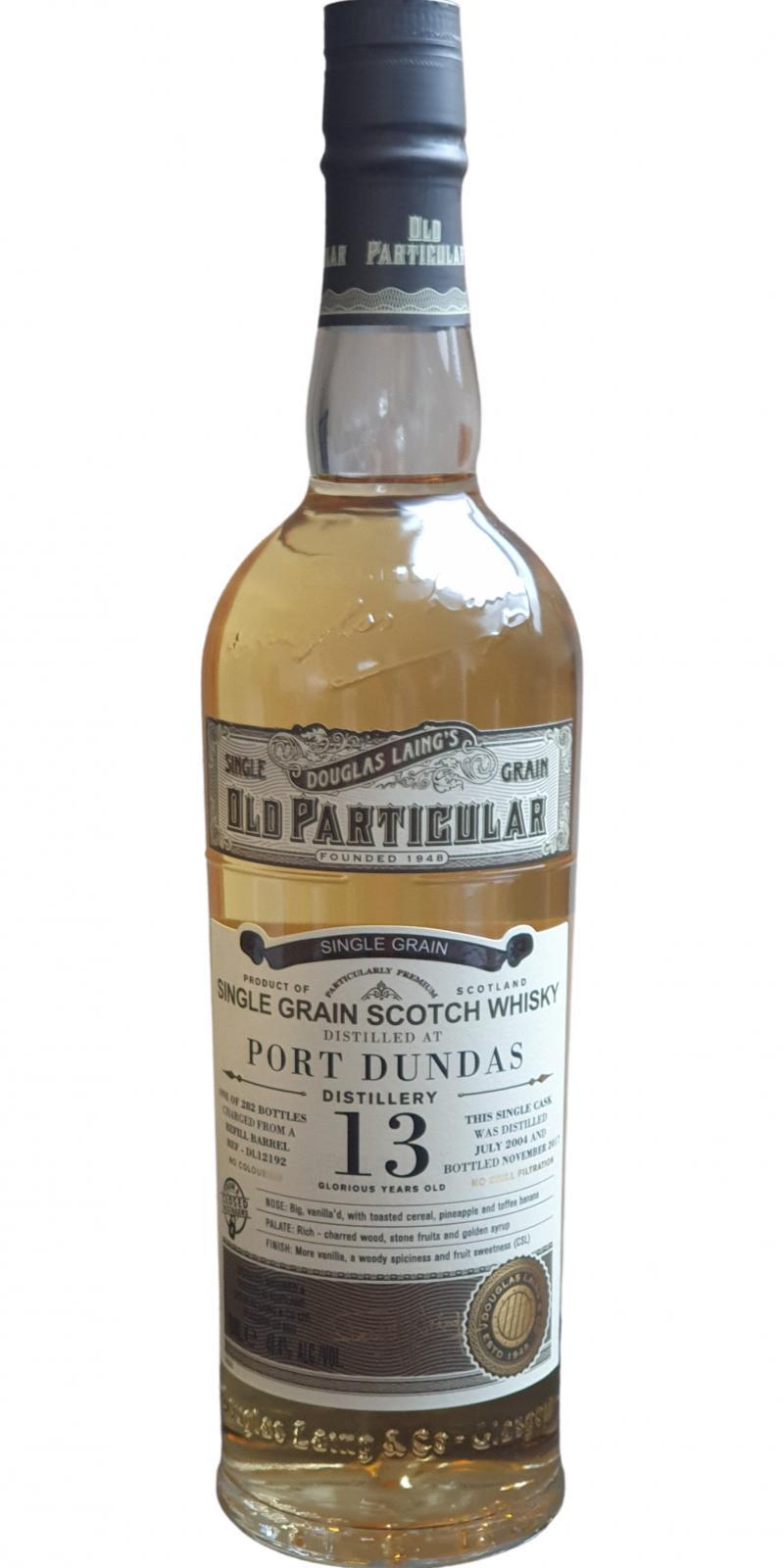 Port Dundas 2004 DL Old Particular