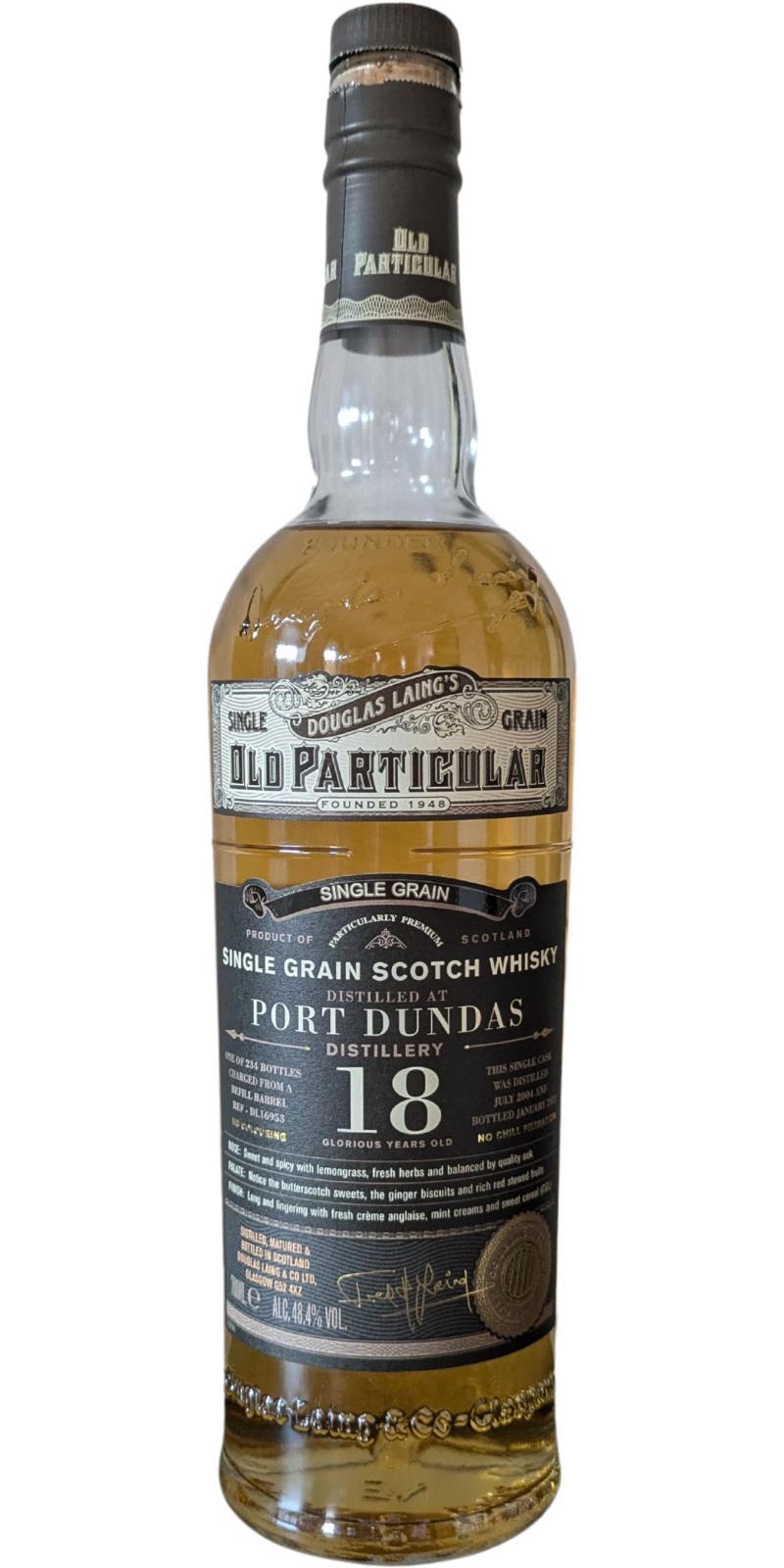 Port Dundas 2004 DL Old Particular