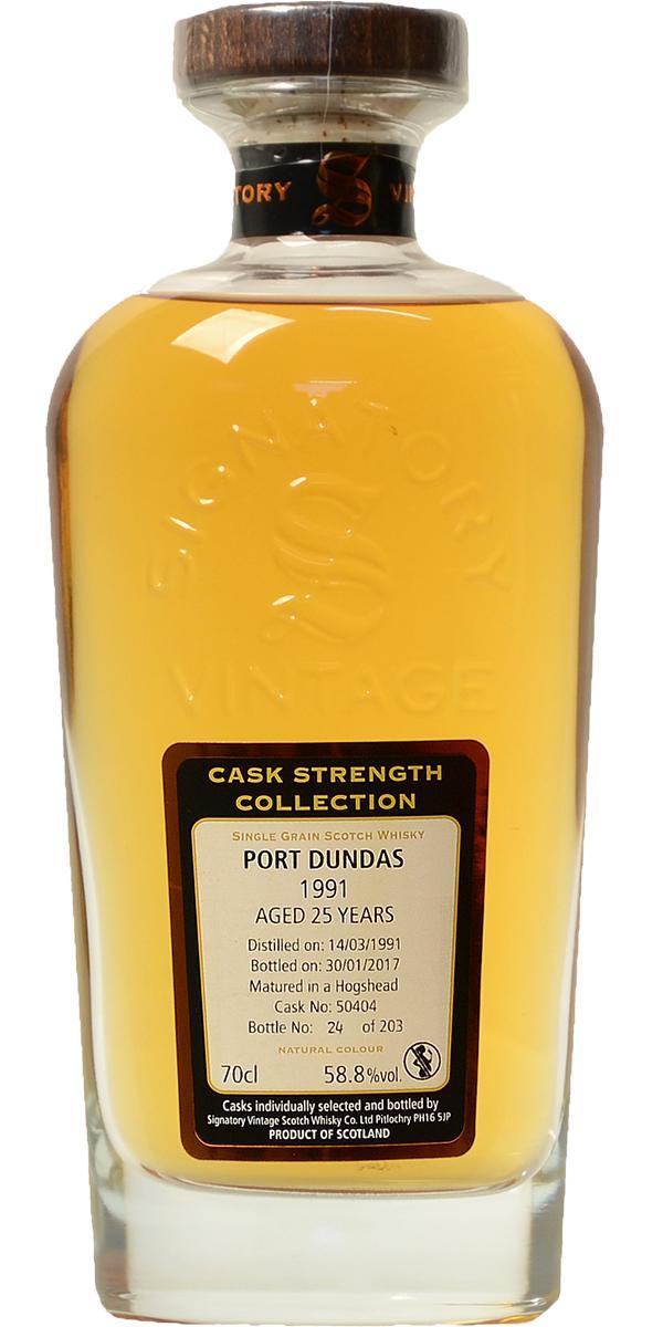 Port Dundas 1991 SV Cask Strength Collection