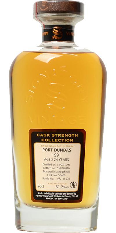 Port Dundas 1991 SV Cask Strength Collection