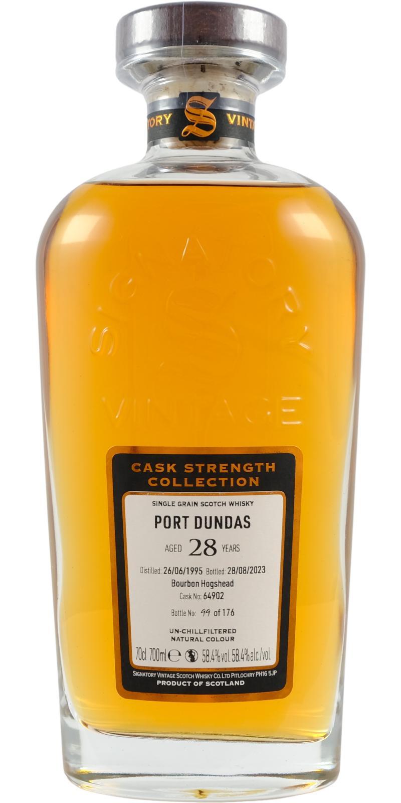 Port Dundas 1995 SV Cask Strength Collection