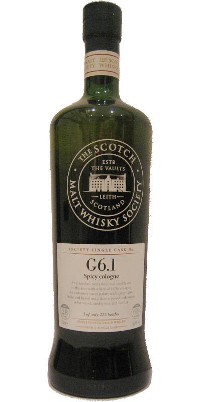 Port Dundas 1980 SMWS G6.1 Spicy cologne
