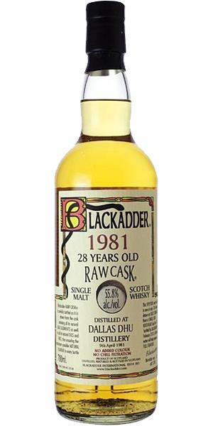 Dallas Dhu 1981 BA  Raw Cask