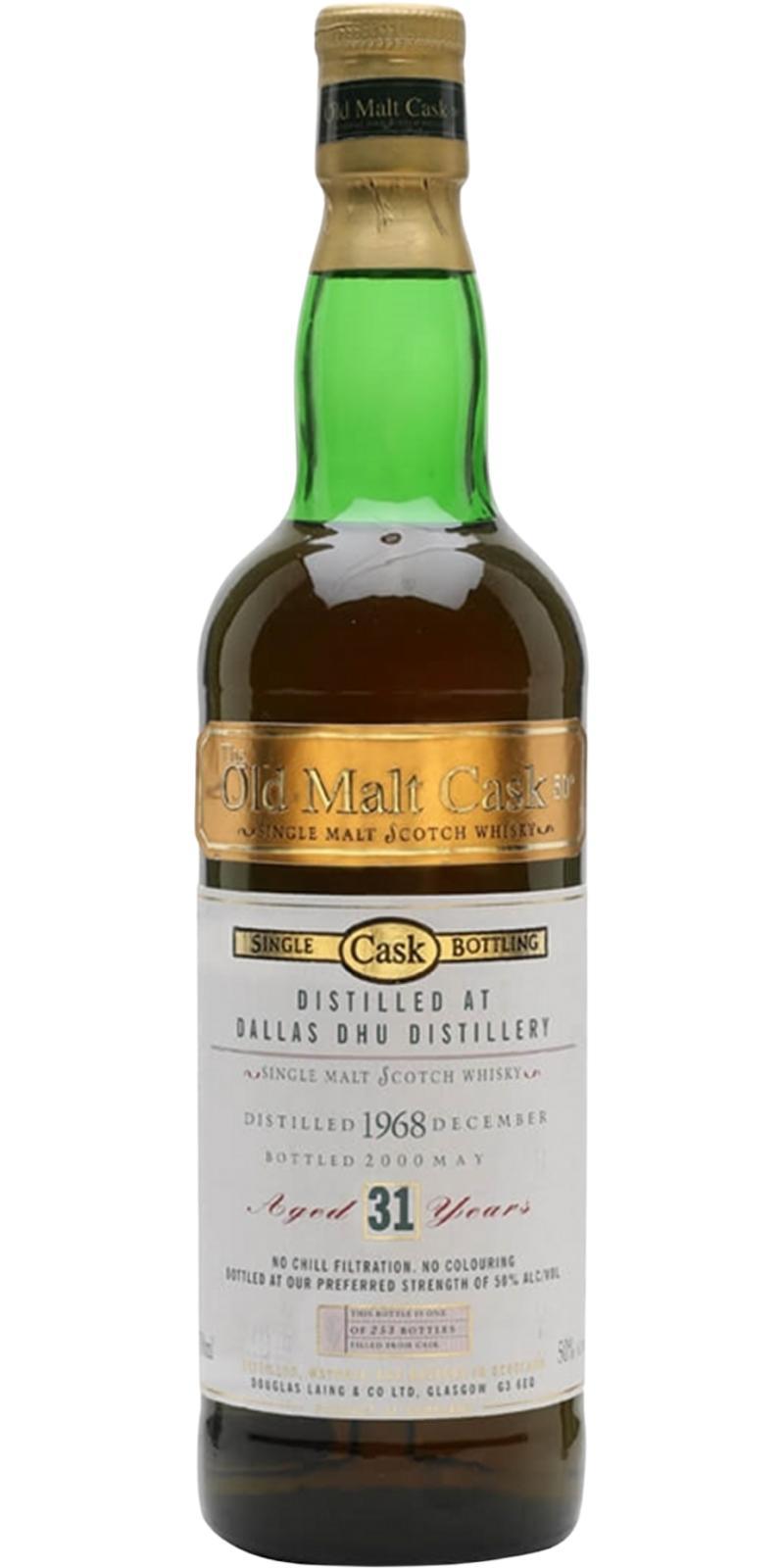 Dallas Dhu 1968 DL  The Old Malt Cask