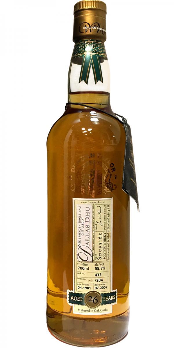 Dallas Dhu 1981 DT  Rare Auld