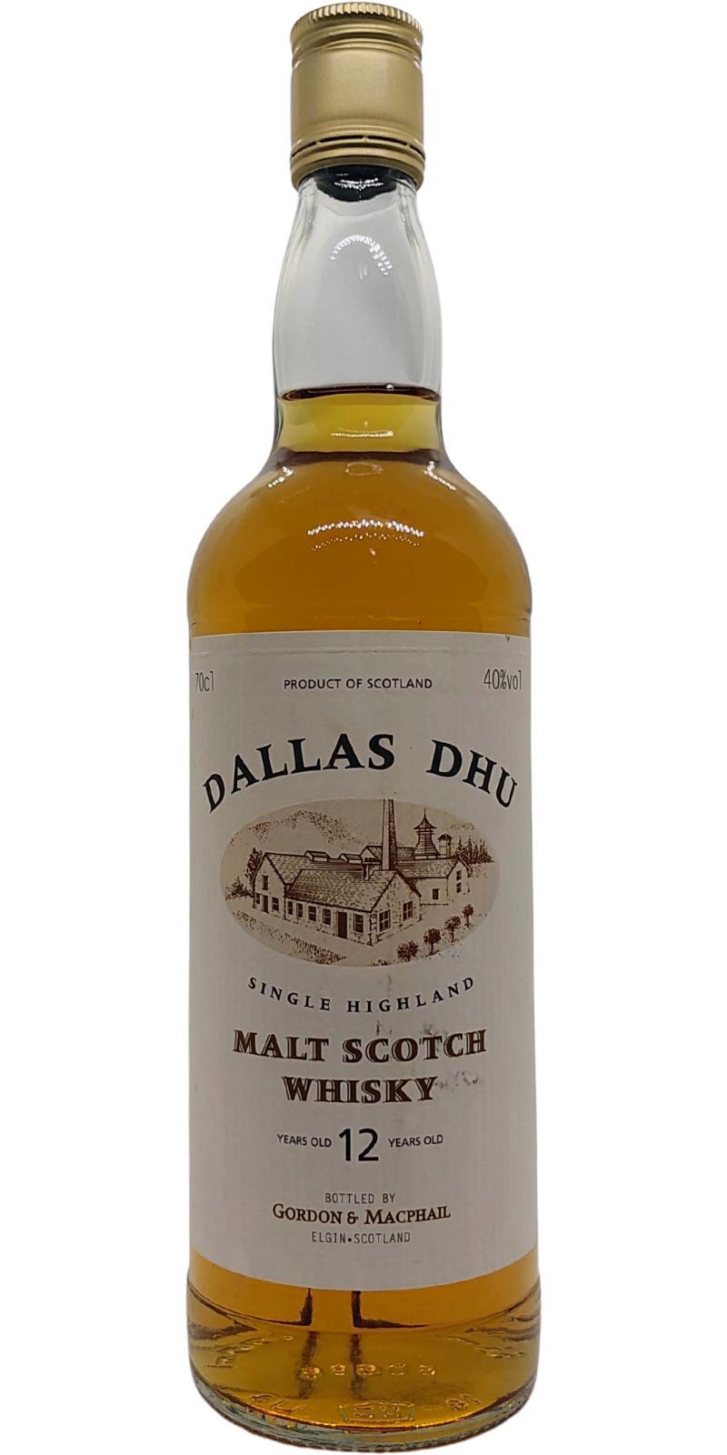 Dallas Dhu 12-year-old GM  Licensed Bottling