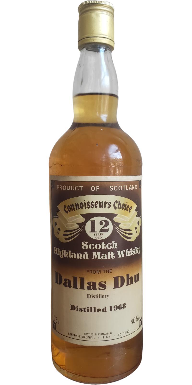 Dallas Dhu 1968 GM  Connoisseurs Choice