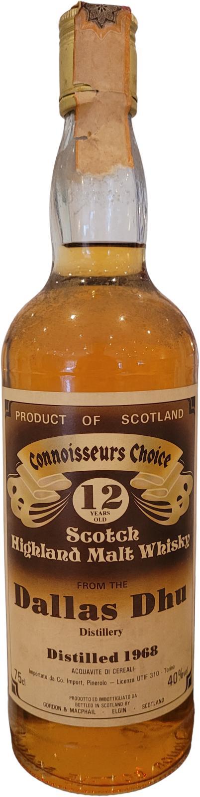 Dallas Dhu 1968 GM  Connoisseurs Choice