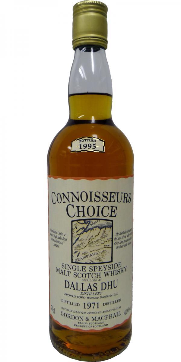 Dallas Dhu 1971 GM  Connoisseurs Choice