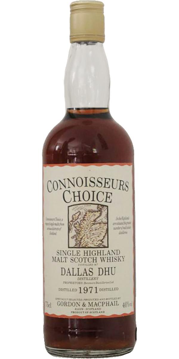 Dallas Dhu 1971 GM  Connoisseurs Choice