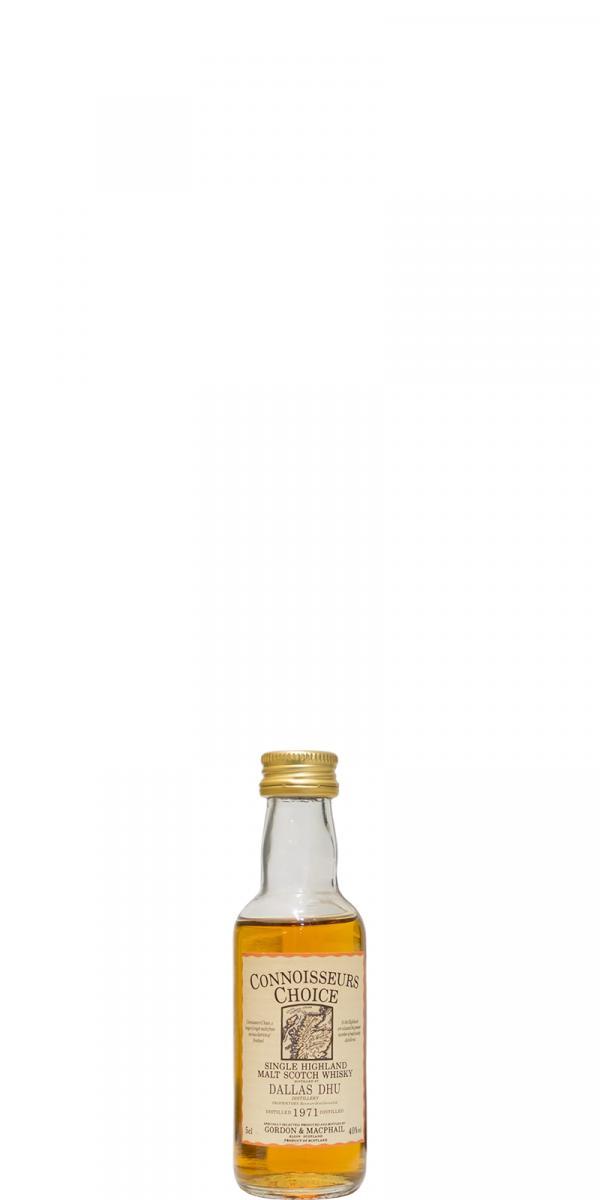 Dallas Dhu 1971 GM  Connoisseurs Choice - Miniature