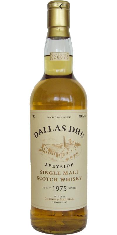 Dallas Dhu 1975 GM  Licensed Bottling