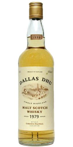 Dallas Dhu 1979 GM  Licensed Bottling
