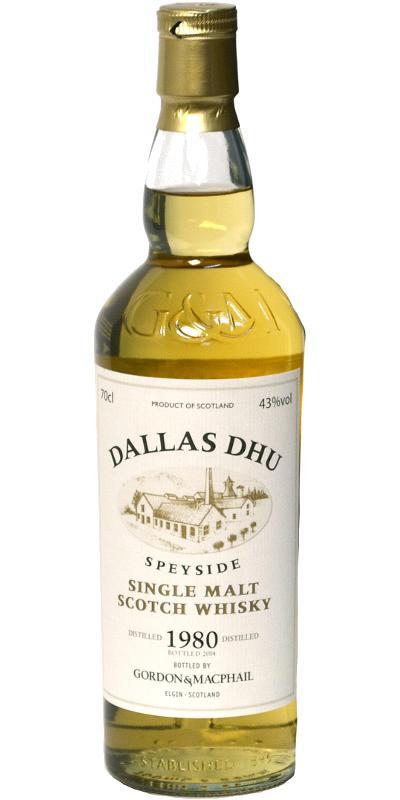 Dallas Dhu 1980 GM  Licensed Bottling