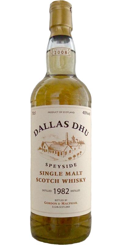 Dallas Dhu 1982 GM  Licensed Bottling