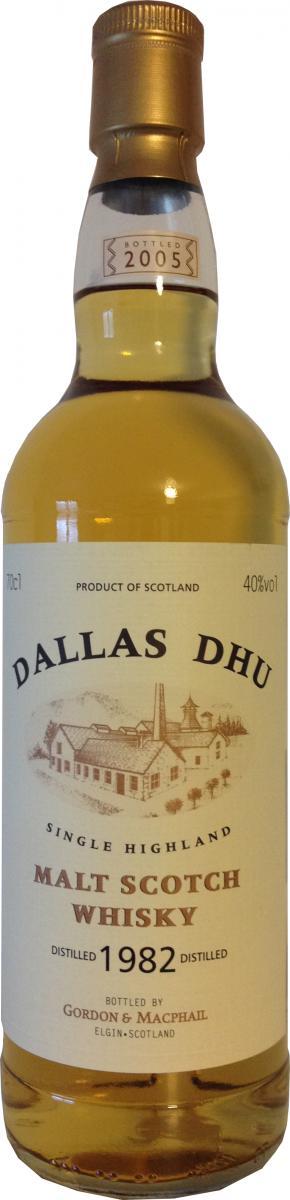 Dallas Dhu 1982 GM  Licensed Bottling