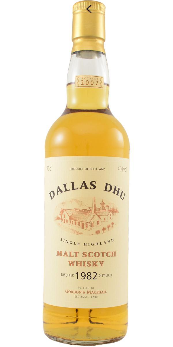 Dallas Dhu 1982 GM  Licensed Bottling