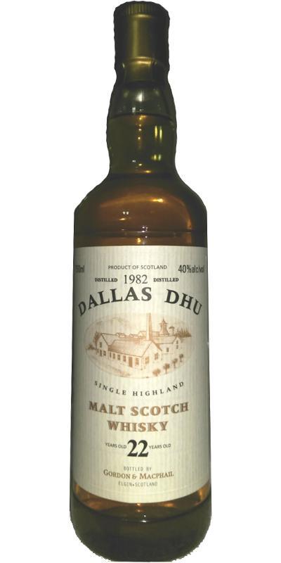 Dallas Dhu 1982 GM  Licensed Bottling