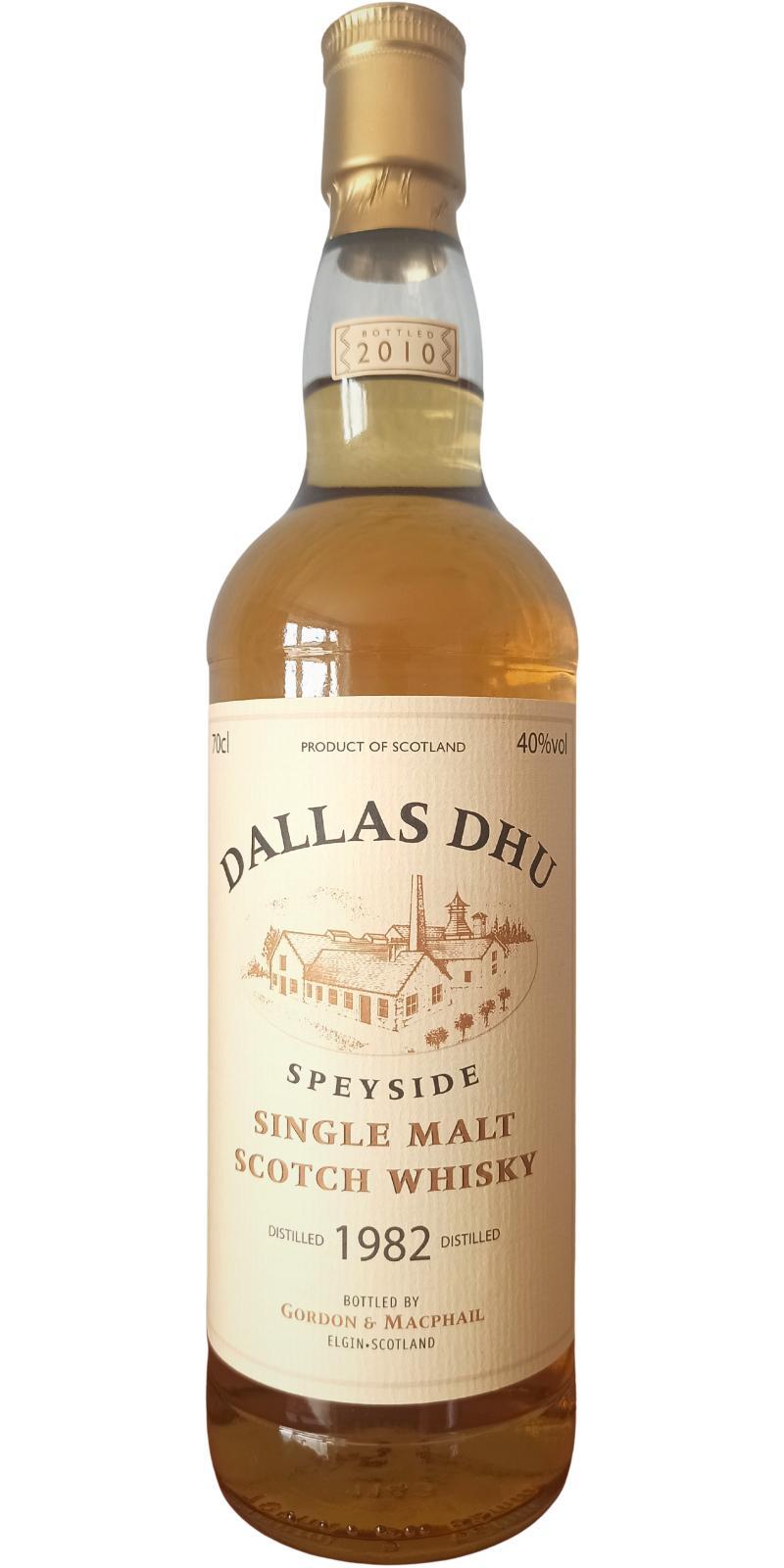 Dallas Dhu 1982 GM  Licensed Bottling