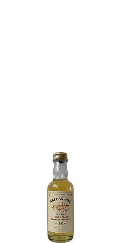 Dallas Dhu 1982 GM  Licensed Bottling - Miniature