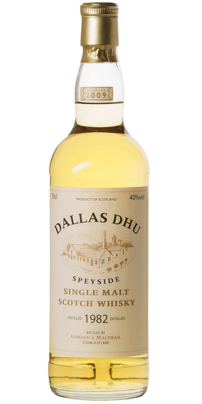 Dallas Dhu 1982 GM  Licensed Bottling