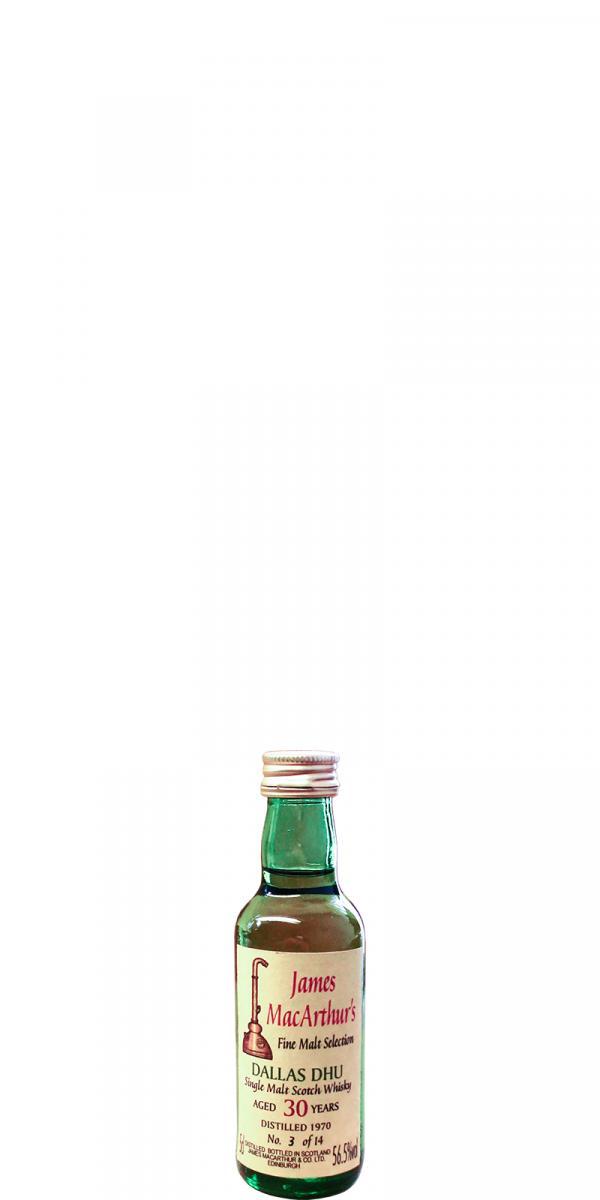 Dallas Dhu 1970 JM  Fine Malt Selection - Miniature