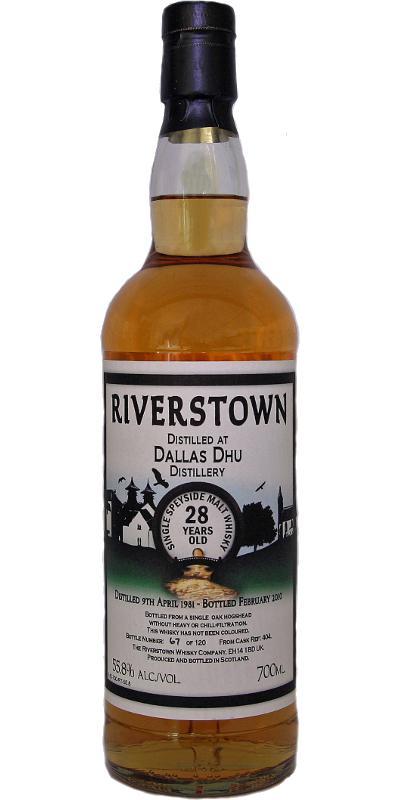 Dallas Dhu 1981 RT  Single Cask