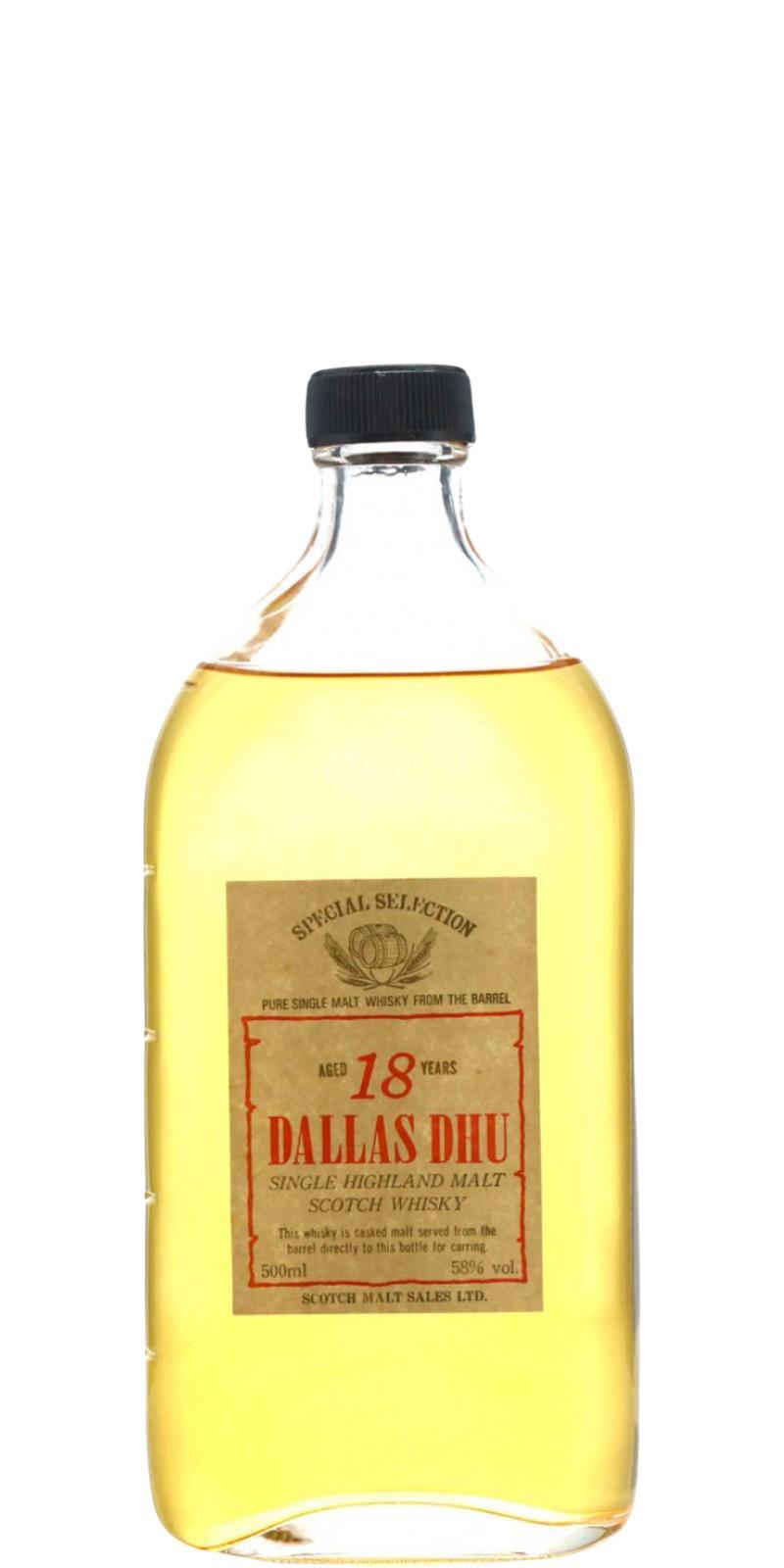 Dallas Dhu 18-year-old ScMS  Special Selection