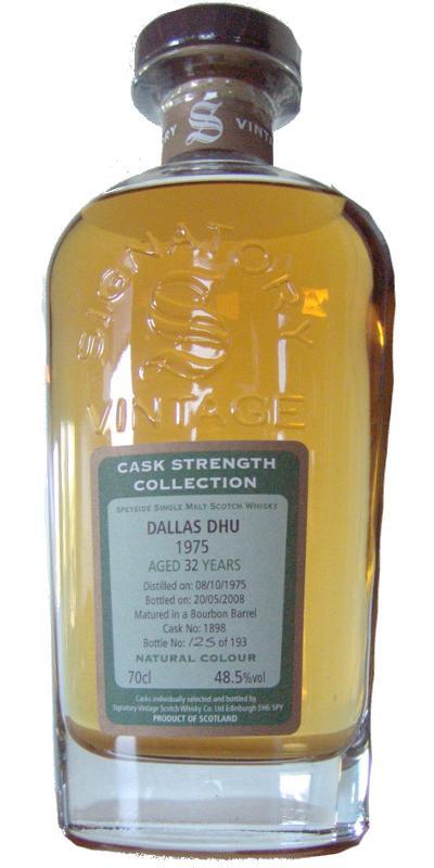 Dallas Dhu 1975 SV  Cask Strength Collection