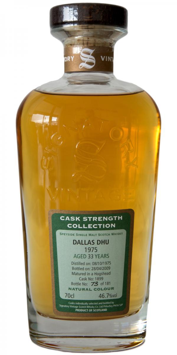 Dallas Dhu 1975 SV  Cask Strength Collection