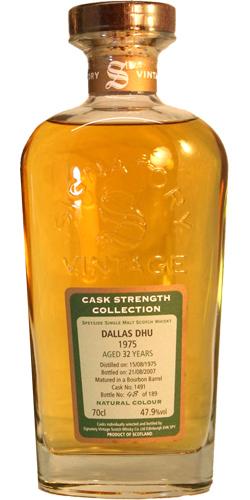 Dallas Dhu 1975 SV  Cask Strength Collection