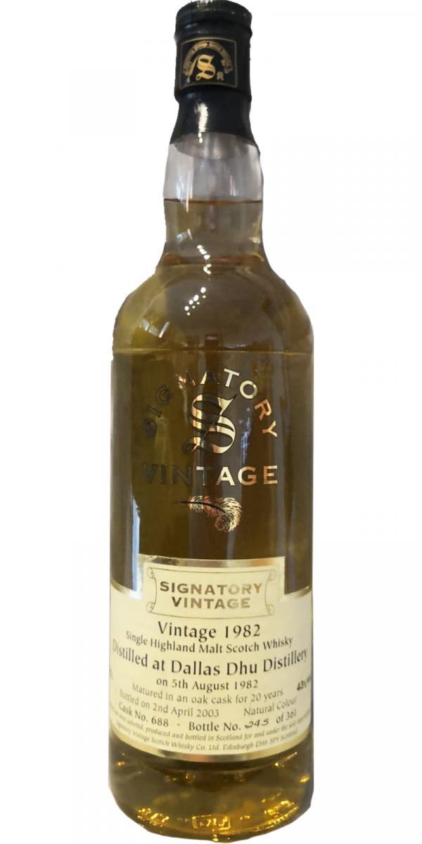 Dallas Dhu 1982 SV  Vintage Collection