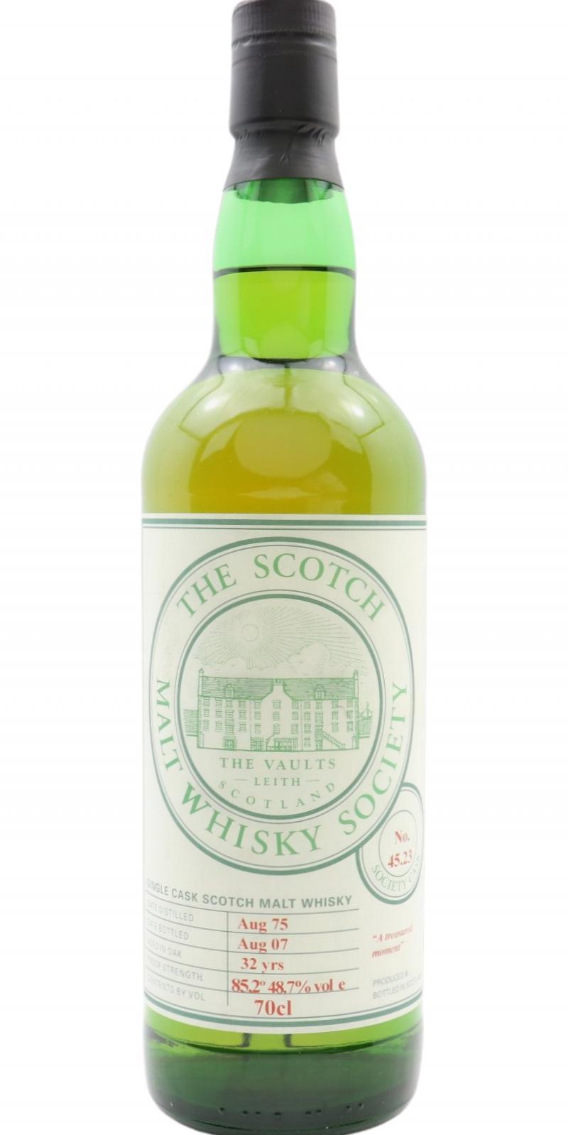 Dallas Dhu 1975 SMWS 45.23  A treasured moment