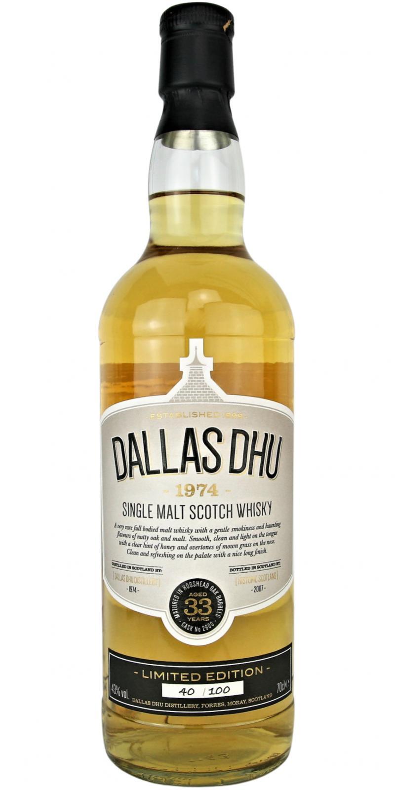 Dallas Dhu 1974 UD  Historic Scotland