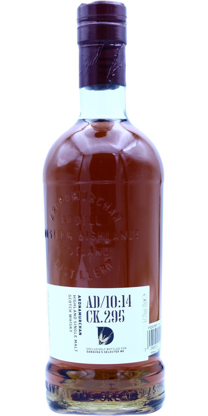 Ardnamurchan 2014 AD/10:14 CK.295 Private Cask Bottling