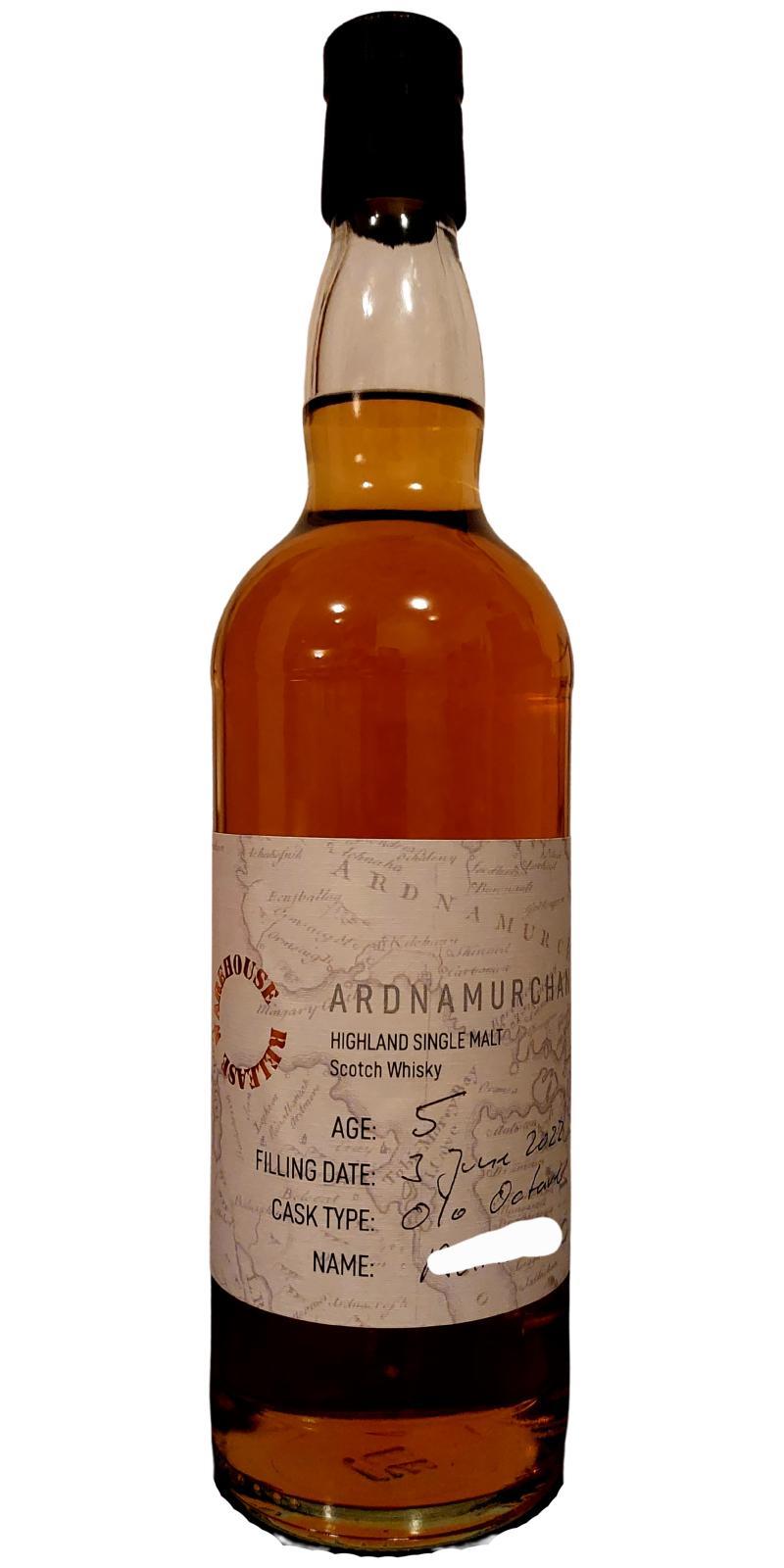 Ardnamurchan 2016 Warehouse Release - Handbottled at Visitor Center