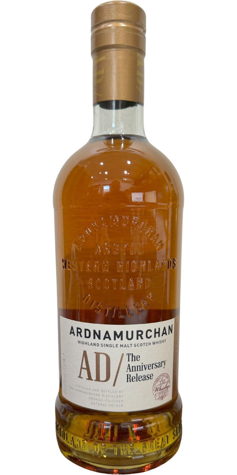 Ardnamurchan The Whisky Club Anniversary Release